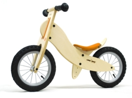 Loopfiets LIKEaBIKE "Spoky zilver Mini" oranje