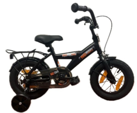 Jongensfiets 12" remnaaf "No Rules- No Limit"