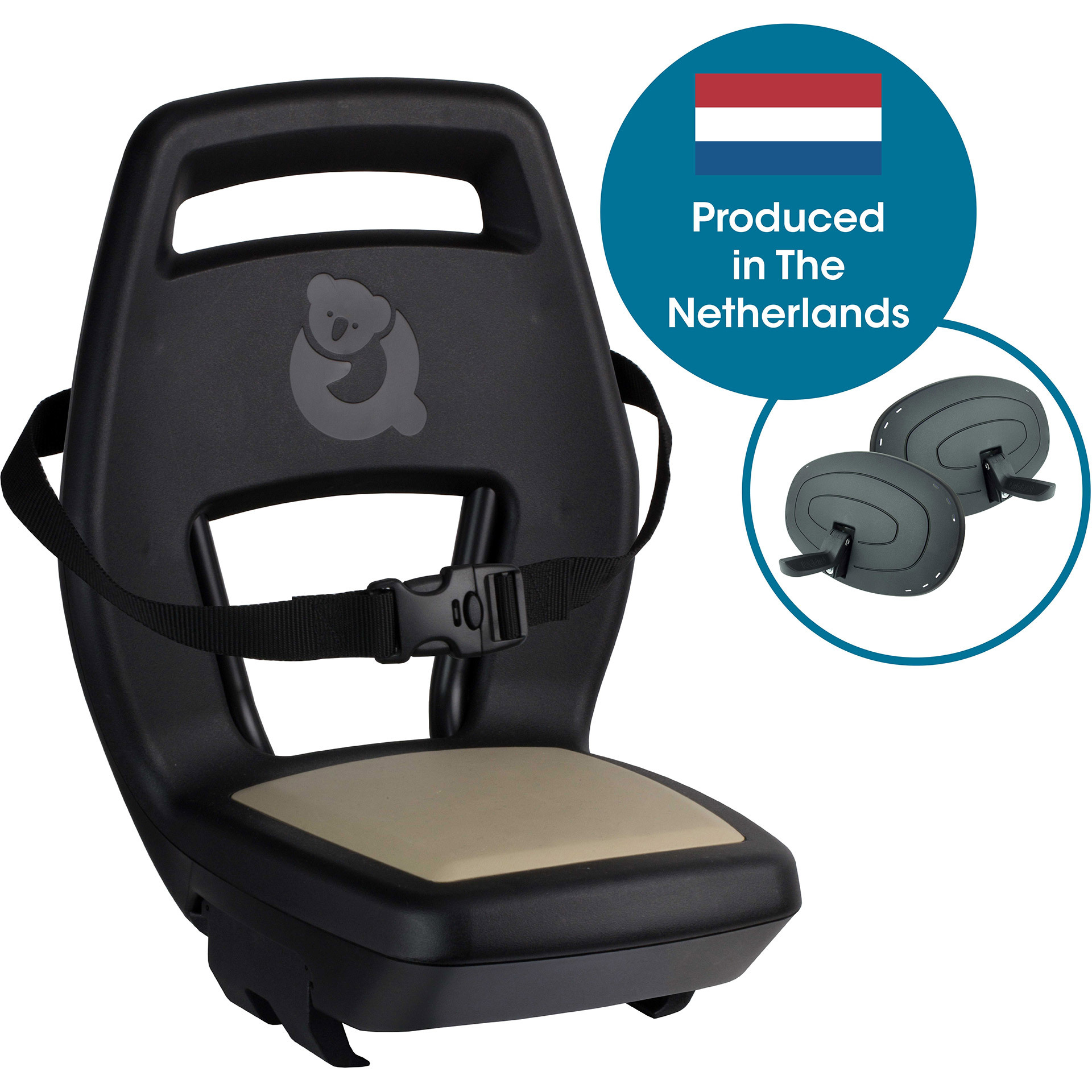 Achterzitje Qibbel "Junior 6+" Khaki