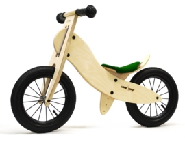 Loopfiets LIKEaBIKE "Spoky zwart Mini" tanner-groen