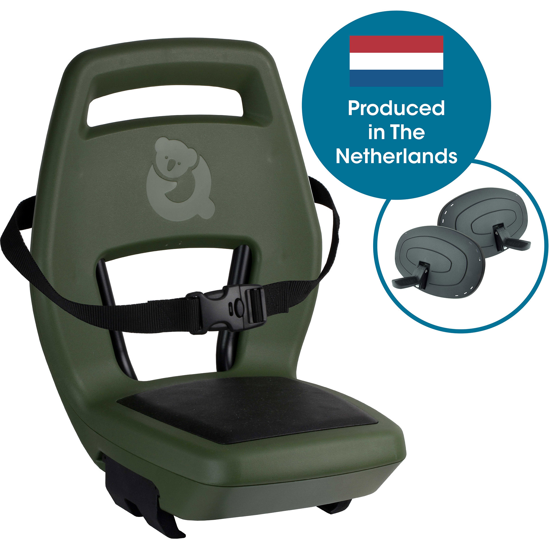 Achterzitje Qibbel "Junior 6+" Magig green