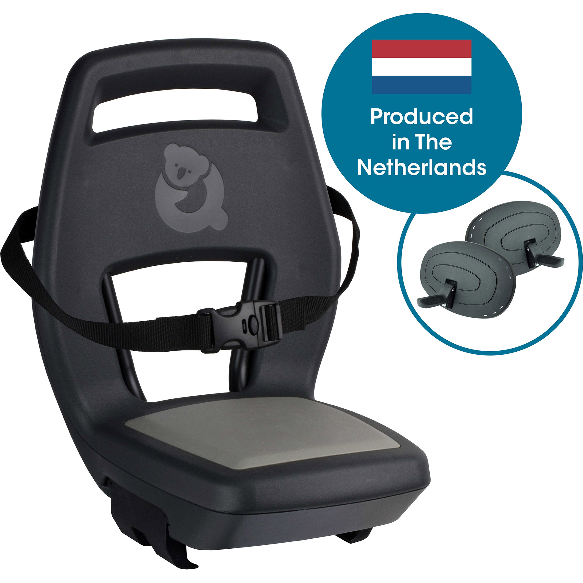 Achterzitje Qibbel "Junior 6+" Grey