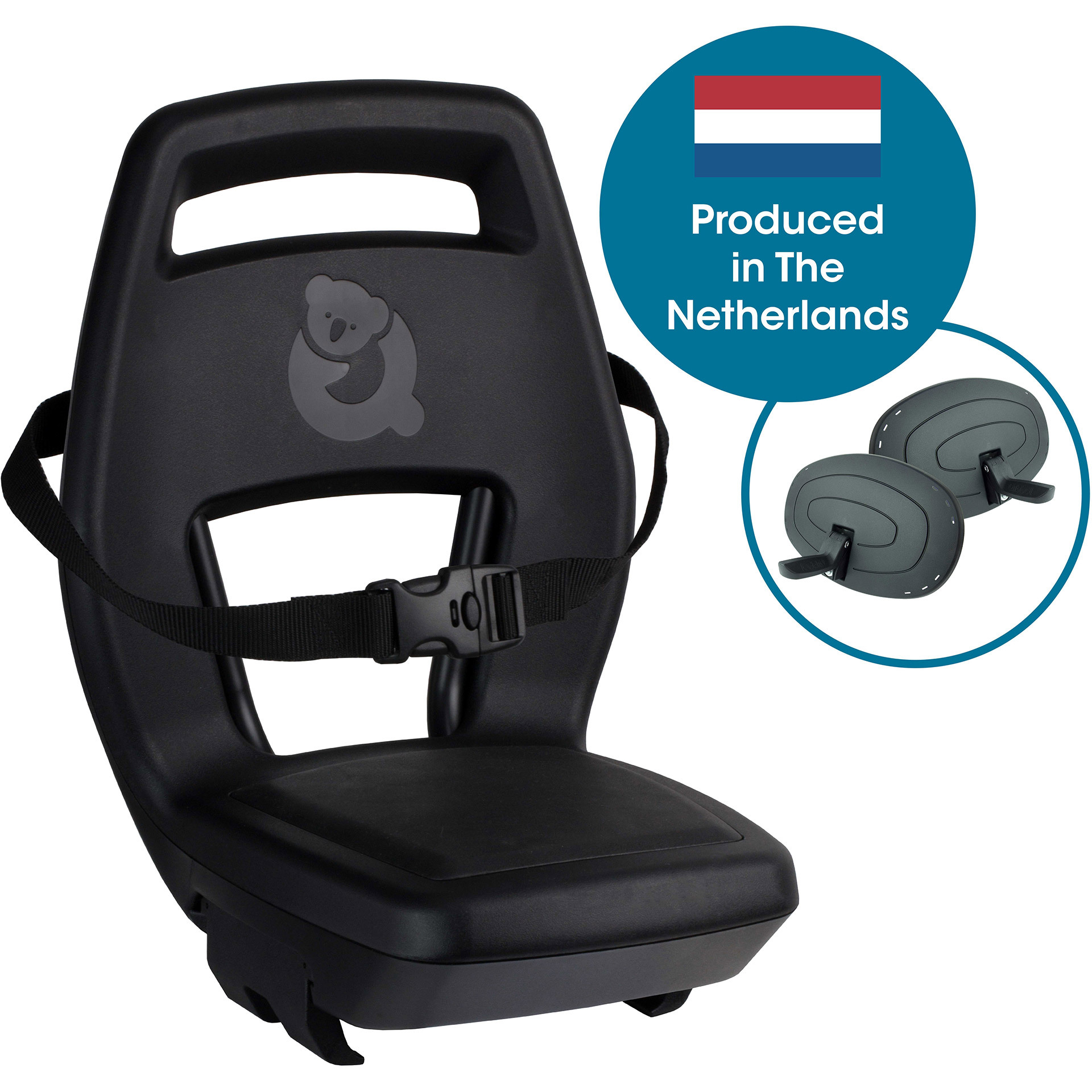 Achterzitje Qibbel "Junior 6+" Black