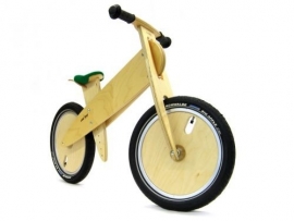 Loopfiets LIKEaBIKE "Maxi" tanner-groen