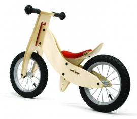 Loopfiets LIKEaBIKE "Spoky zilver Mini" rood