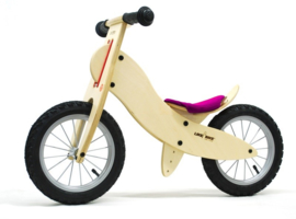 Loopfiets LIKEaBIKE "Spoky zilver Mini" roze