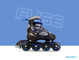 Inline skates "Fuse" zwart/blauw