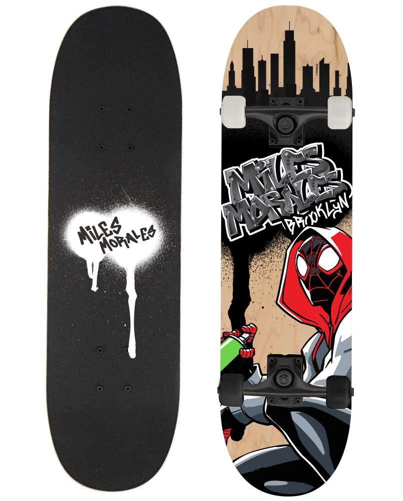 Houten skateboard 31" Marvel "Miles Morales"