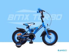Jongensfiets 12" Amigo "BMX Turbo" blue