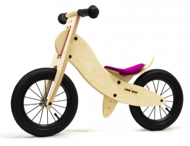 Loopfiets LIKEaBIKE "Spoky zwart Mini" roze