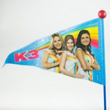 Veiligheidsvlag "K3 - Hanne, Klaasje & Marthe"