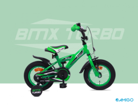 Jongensfiets 12" Amigo "BMX Turbo" green