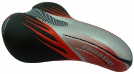 Zadel Selle Bassano "Fanatic" rood 20"-24"