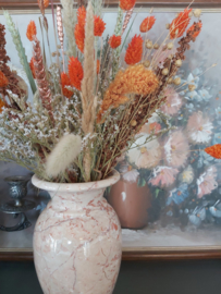 Droogbloemen in vintage vaas