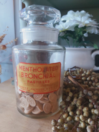 Mentholated pastilles pot