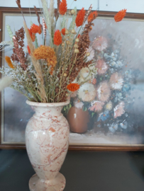 Droogbloemen in vintage vaas