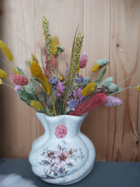 Vintage bloemenvaasje compleet