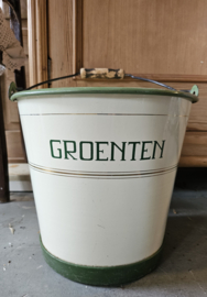 Emaille groenten aardappelen emmers