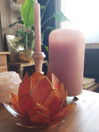 Lotus flower waxine licht