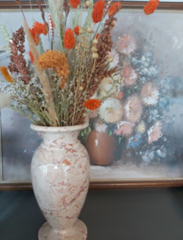 Droogbloemen in vintage vaas