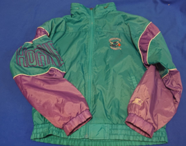 VINTAGE 90S STARTER WINDBREAKER ( LICHT GEBRUIKT ) CHARLOTTE HORNETS