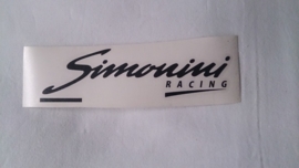 SIMONINI RACING STICKER ZWART