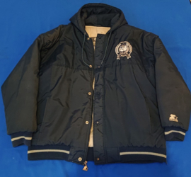 VINTAGE 90S STARTER PUFFER JAS ( LICHT GEBRUIKT ) GEORGETOWN HOYAS ( ZEDZAAAAM )