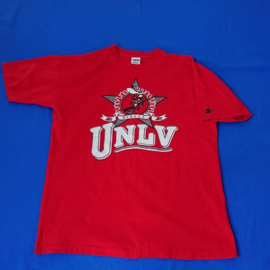 VINTAGE 90S STARTER T SHIRT ( 2 ) ( LICHT GEBRUIKT ) RUNNIN REBELS ( ZELDZAAM )