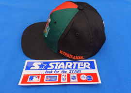 VINTAGE 90S STARTER TWO TONE PET ( LICHT GEBRUIKT ) MIAMI HURRICANES  ( ZELDZAAM )