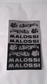 STICKSET MALOSSI ZWART GRIJS