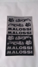 STICKSET MALOSSI ZWART GRIJS