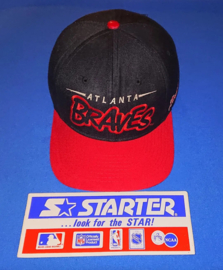 VINTAGE 90S STARTER GRAFFITI PET ( LICHT GEBRUIKT ) ATLANTA BRAVES ( ZELDZAAM )