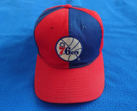 VINTAGE 90S STARTER PINWHEEL PET ( LICHT GEBRUIKT ) PHILADELPHIA 76ERS WILL SMITH ZEER ZELDZAAM