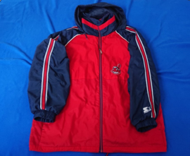 VINTAGE 90S STARTER WINDBREAKER ( 3 ) ( LICHT GEBRUIKT ) CLEVELAND INDIANS