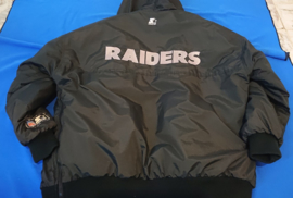 VINTAGE 90S STARTER PUFFER ( LICHT GEBRUIKT ) LOS ANGELES RAIDERS ( ZELDZAAM )