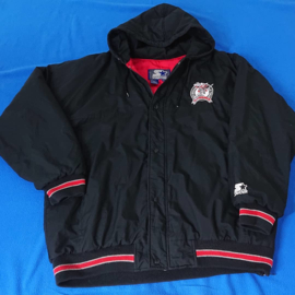 VINTAGE 90S STARTER PUFFER ( LICHT GEBRUIKT ) RUNNIN REBELS ( ZEER ZELDZAAM )