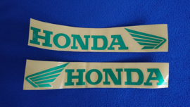 STICK SET HONDA 20 BIJ 2 GROEN VOOR TANK,KAPPEN ETC