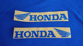 STICK SET HONDA 20 BIJ 2 BLAUW VOOR TANK,KAPPEN ETC