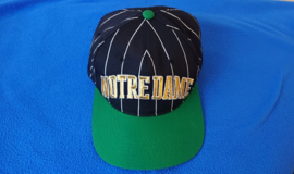 VINTAGE 90S STARTER PINSTRIPE PET ( LICHT GEBRUIKT ) NOTRE DAME FIGHTING IRISH