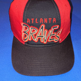 VINTAGE 90S STARTER TRI POWER GRAFFITI PET ( LICHT GEBRUIKT ) ATLANTA BRAVES