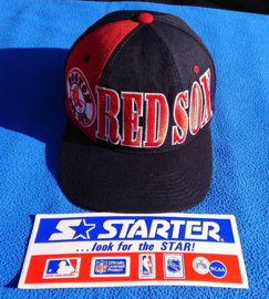 VINTAGE 90S STARTER TRI POWER PET ( LICHT GEBRUIKT ) BOSTON REDSOX ( ZEER ZELDZAAM )