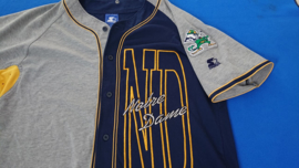 VINTAGE 90S STARTER JERSEY ( LICHT GEBRUIKT ) NOTRE DAME FIGHTING IRISH
