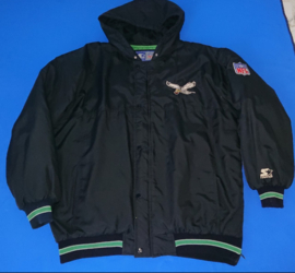 VINTAGE 90S STARTER PUFFER JAS ( LICHT GEBRUIKT ) PHILADELPHIA EAGLES ( ZELDZAAAAM )
