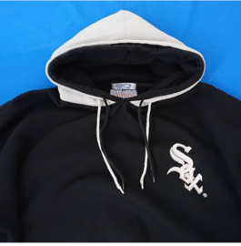 VINTAGE 90S STARTER CAPUCHON TRUI 2 ( LICHT GEBRUIKT ) CHICAGO WHITE SOX ( ZELDZAAM )