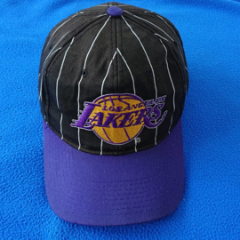 VINTAGE 90S STARTER PINSTRIPE PET ( LICHT GEBRUIKT ) LOS ANGELES LAKERS