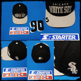 VINTAGE 90S STARTER ARCH PET ( LICHT GEBRUIKT ) CHICAGO WHITE SOX  ZEER ZELDZAAM 