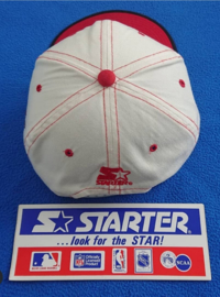 VINTAGE 90S STARTER ACADEMY ARCH PET ( LICHT GEBRUIKT ) RUNNIN REBELS ( ZEER ZELDZAAM )