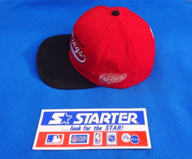 VINTAGE 90S STARTER SCRIPT PET ( LICHT GEBRUIKT ) DETROIT RED WINGS 2 ( ZELDZAAM )