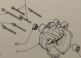 ZIJKANT MOTOR BOUT SET ORI HONDA 6 X
