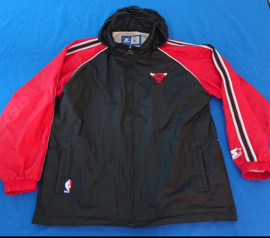 VINTAGE 90S STARTER WINDBREAKER ( LICHT GEBRUIKT ) CHICAGO BULLS ( ZEER ZELDZAAAM )